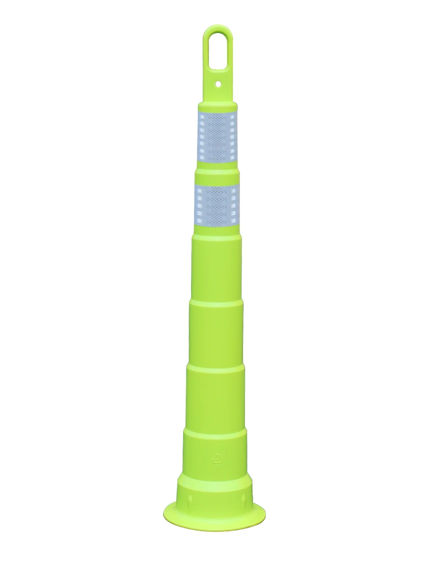 Looper Cone, 42", Lime (2) 3" 3M Flexible Prismatic (3310) Collars, No Base, W1W2