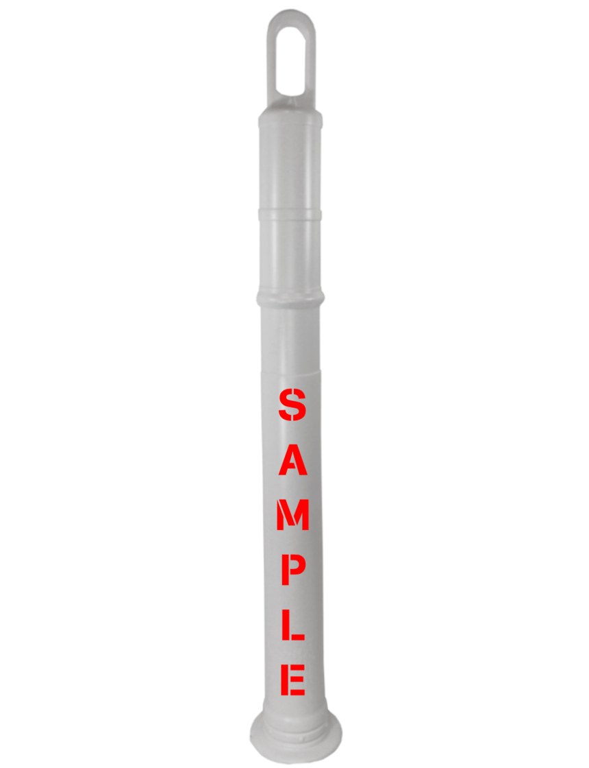 Looper Tube, 42" (2) 4" Avery (6100) Bands, No Base