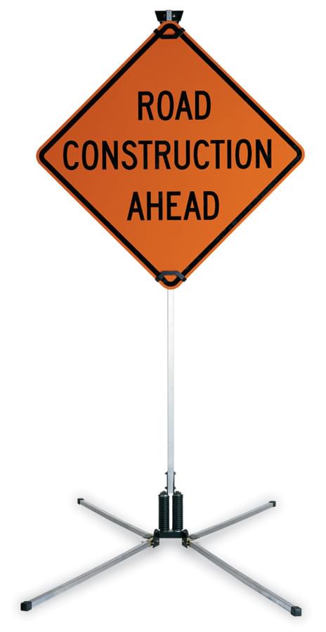 Big Buster Sign Stand No Box w/ (2) Rigid Sign Mounting Brackets