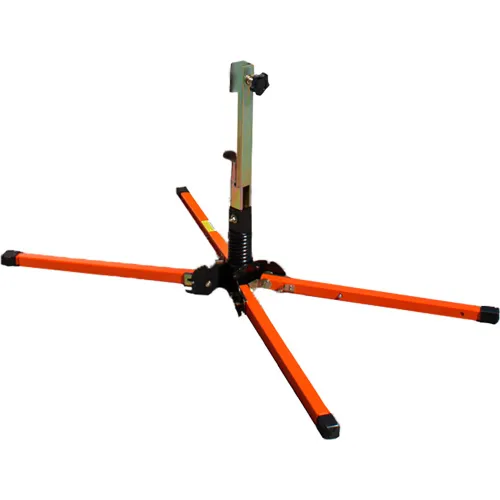 TrafFix Single Spring Stand Pallet of 80 boxed w/ Step-N-Drop Telescoping Legs & Universal Sign Holder