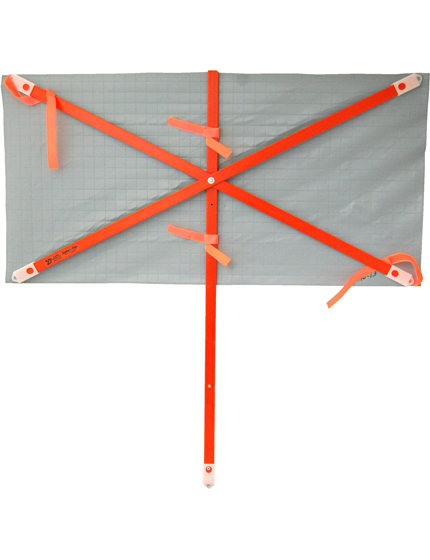 Roll Up Sign, 48x24 Reflective PP PC End Road Work (G20-2), Univ Clamp