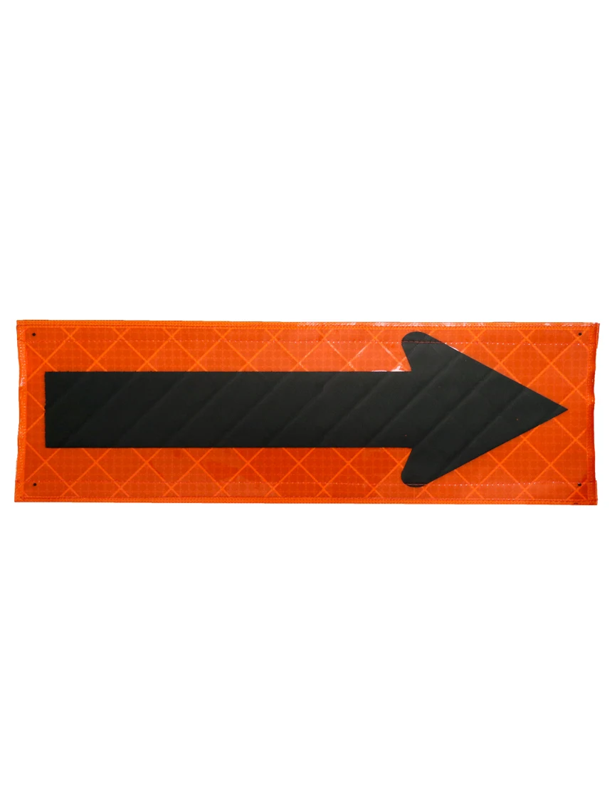 Overlay, 8" x 30" Diamond Grade Directional Arrow, Velcro