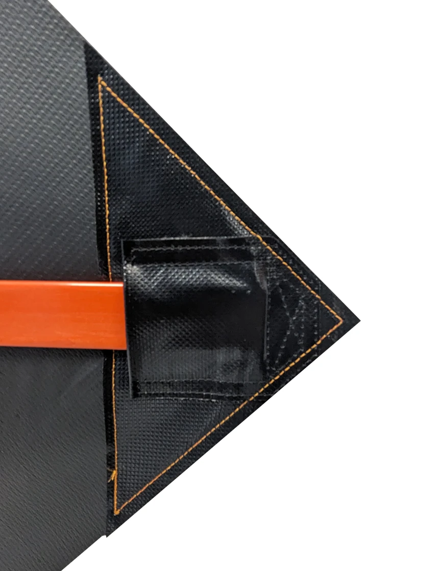 Economy Frame Assembly with 3-N-1 Clamp for 48" Sewn Pockets Sign