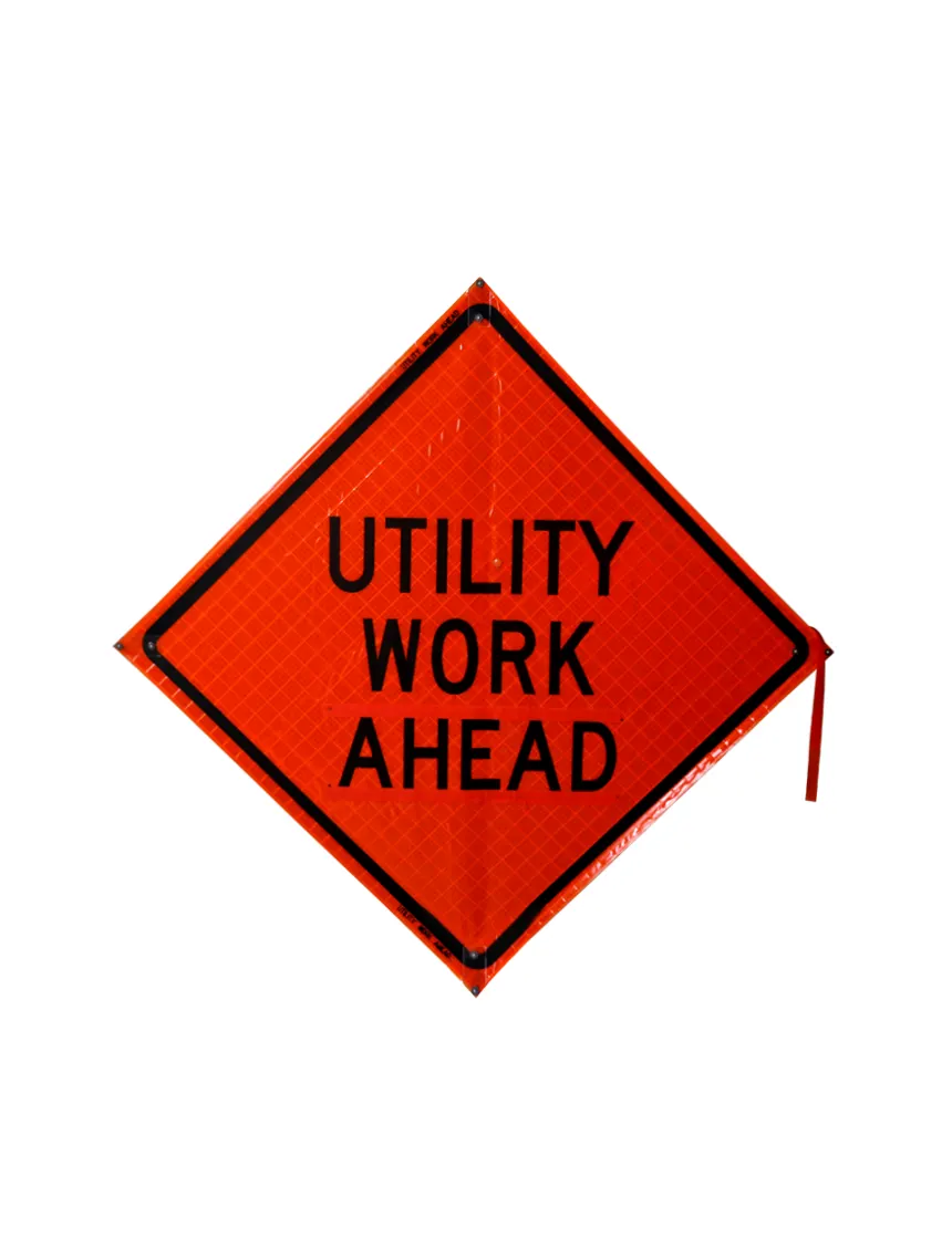 Roll Up Sign, 36x36 Reflective PP HF Speed Limit 10 w/ upward arrow (W3-5)