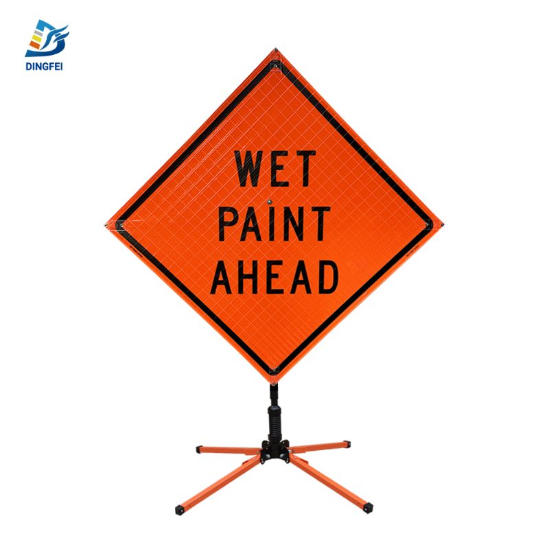 Roll Up Sign, 36x36 Reflective PP HF Water on Road