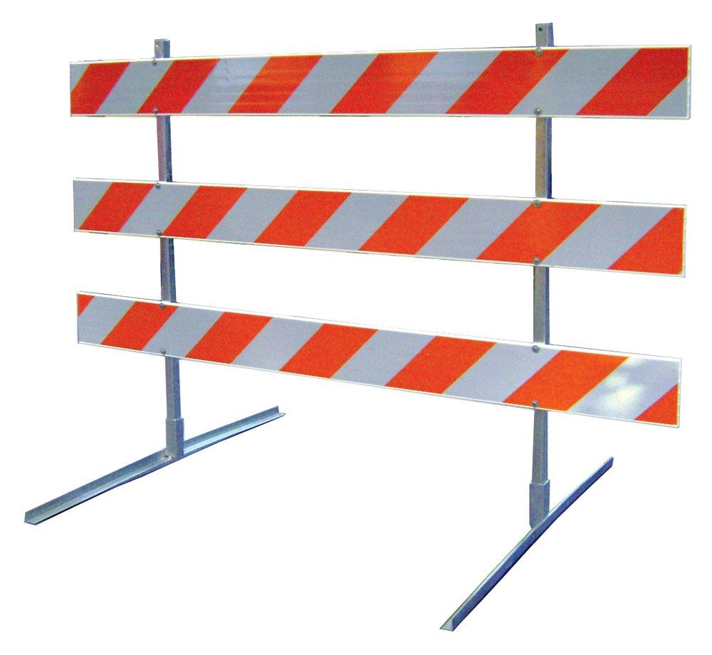 Upright, Type III Economy Barricade Hot Dip Galvanized