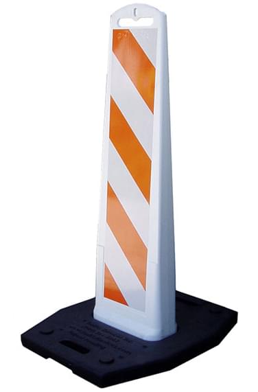 Premier Vertical Panel Barricade, White HD Avery (W1114) 2-Sides LH/LH, 8" x 34", No Base