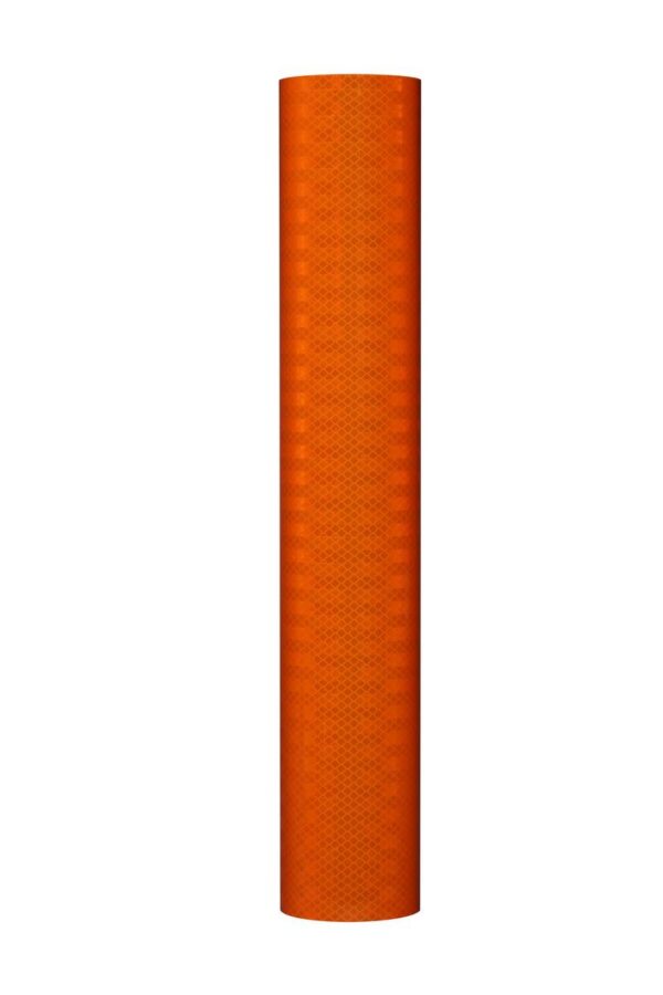 Step-N-Lock, 12" x 24" Orange Vertical Panel 3M Flexible Prismatic (3334) 2-Sides, Top Only