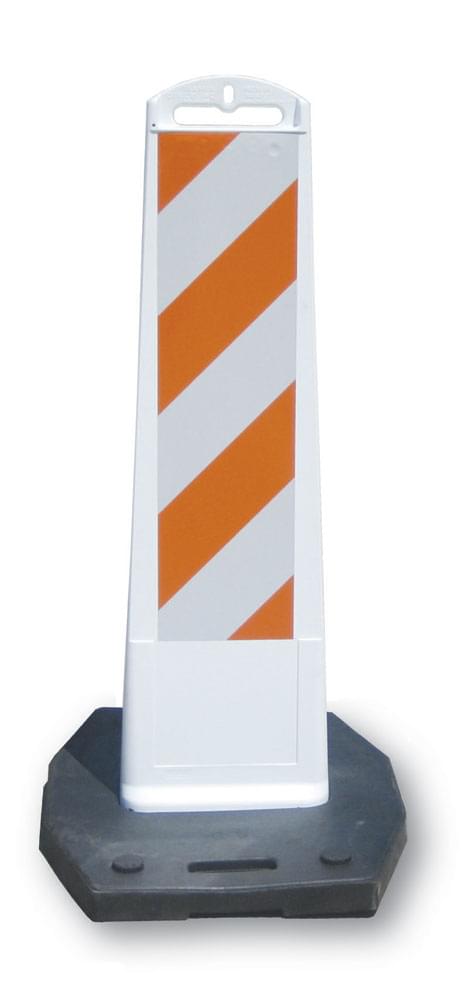 Step-N-Lock, 8" x 24" White Vertical Panel 3M Flexible Prismatic (3334) 2-Sides, Top Only