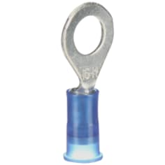 3M™ Scotchlok™ Ring Tongue Terminal, MNG14-8RX, blue, nylon insulated with insulation grip, stud size 8, 16-14 AWG