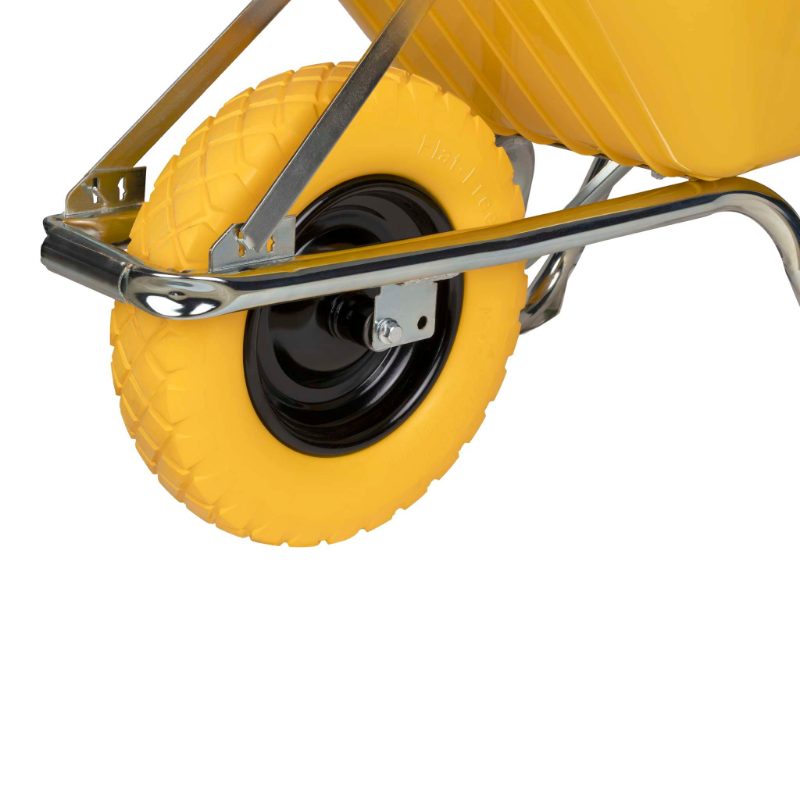 Tray for 6 cu. ft., steel wheelbarrow TIFS600, PMS130C yellow, Garant Pro_2023