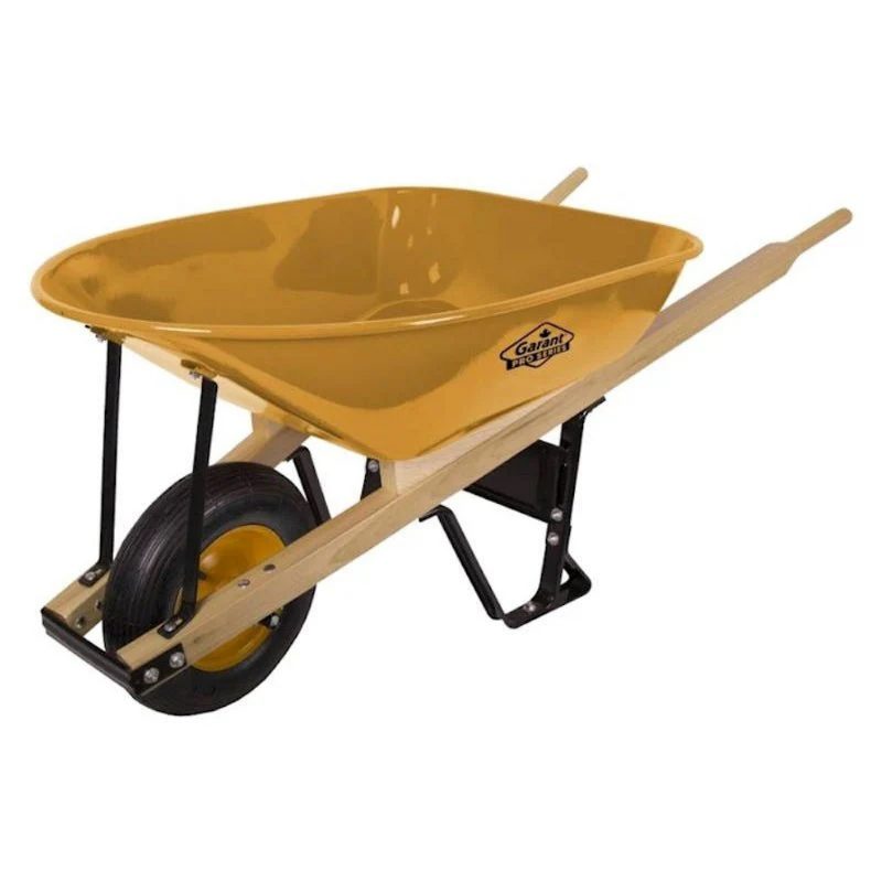 Tray for 5 cu. ft. steel wheelbarrow GIFS500, yellow PMS130C, Garant Pro_2023