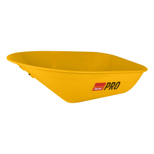 Tray for 6 cu. ft., steel wheelbarrow TIFS600FF, PMS130C yellow, Garant Pro_2023