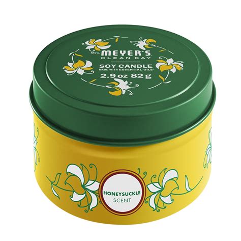 Mrs. Meyer's® Clean Day Small Soy Candle – Honeysuckle