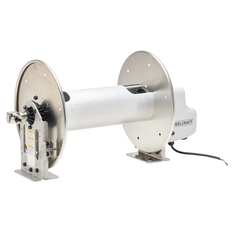 Motor Driven Reel 18" – Powder Coated Gray, 3000 psi, SS Swivel