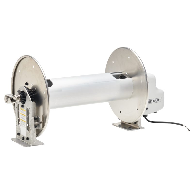 Motor Driven Reel 22" – Powder Coated Gray, 3000 psi, SS Swivel