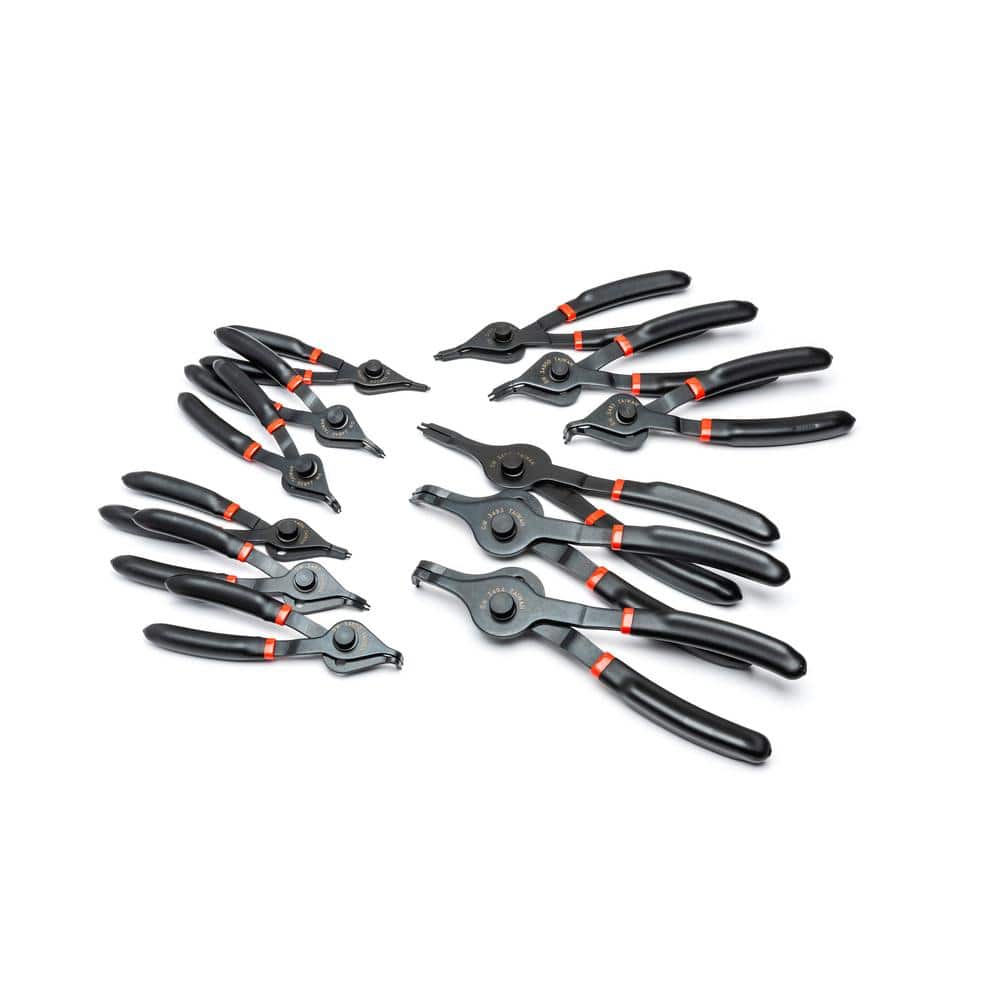 12 PC CONVERTIBLE SNAP RING PLIER