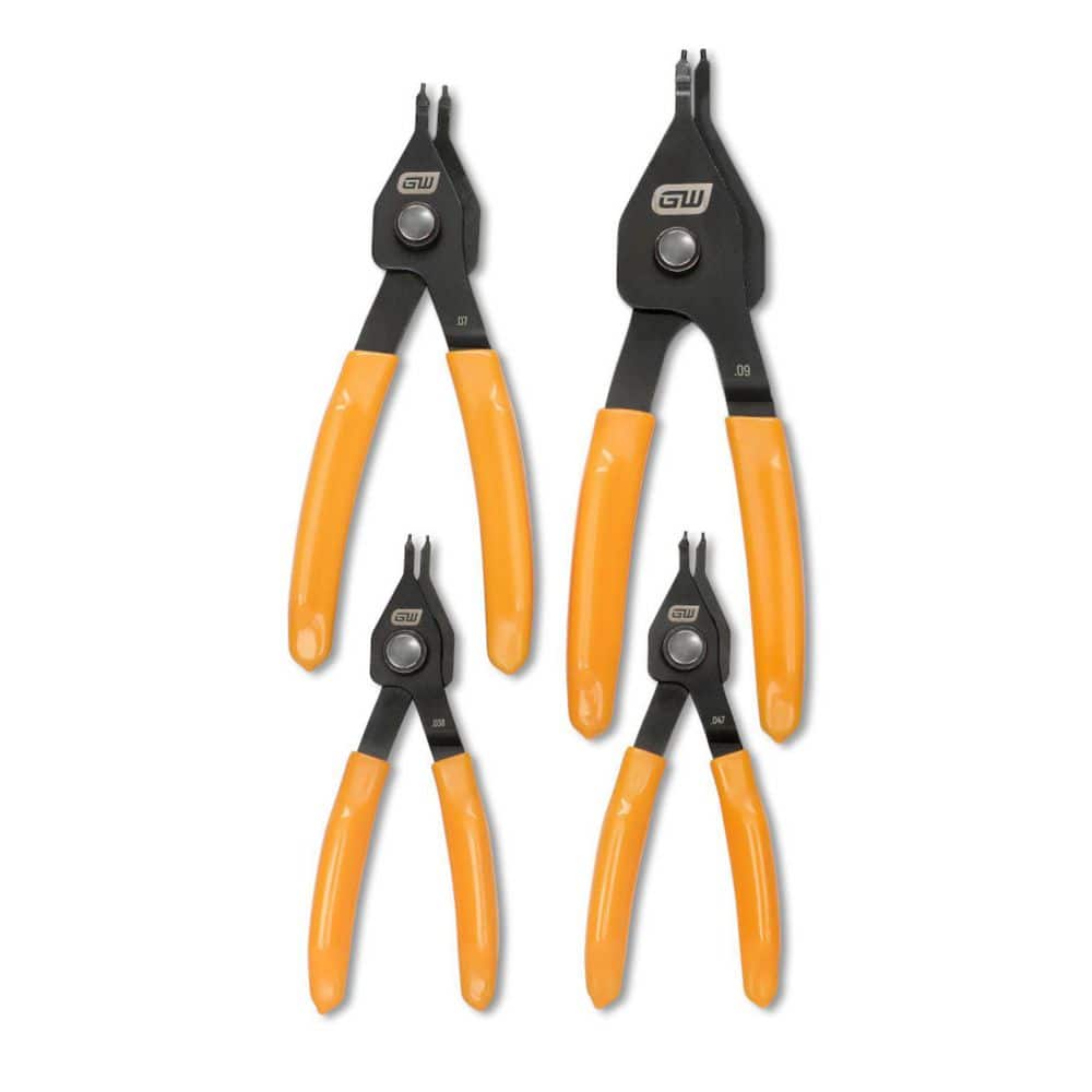 4 PC CONVERTIBLE SNAP RING PLIER