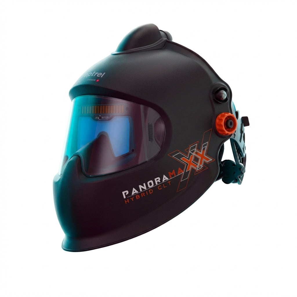 panoramaxx pure air hybrid clt - black: Fresh air Laser- / welding helmet
