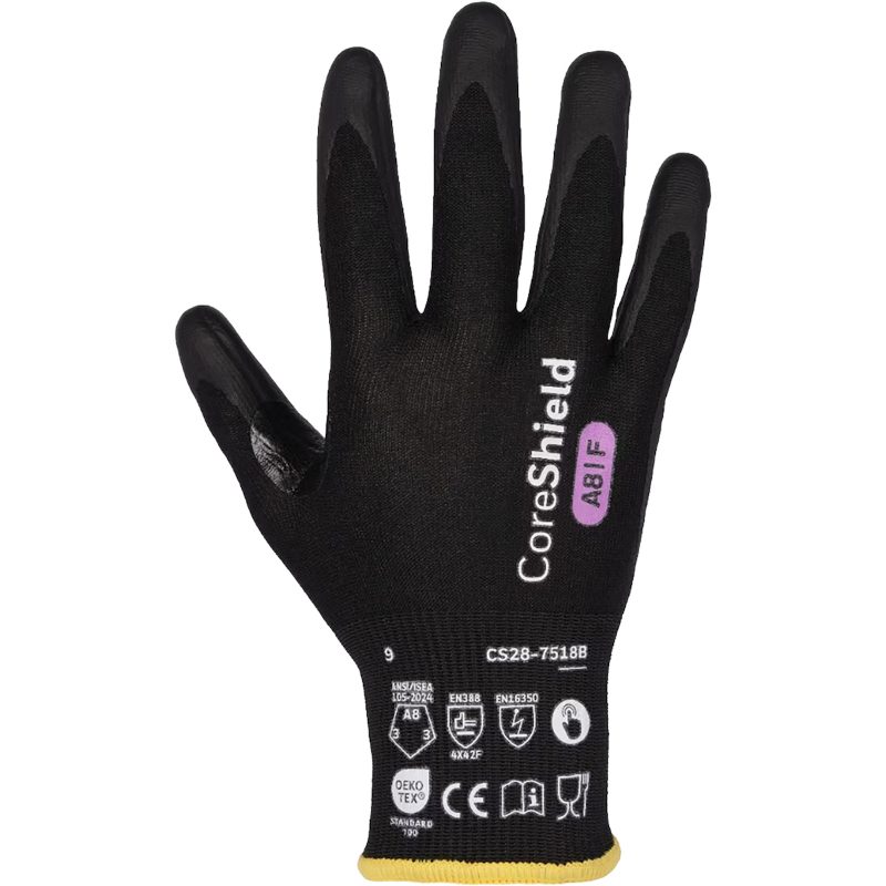 CORESHIELD 18G BLACK NIT A8/F 10XL VEND