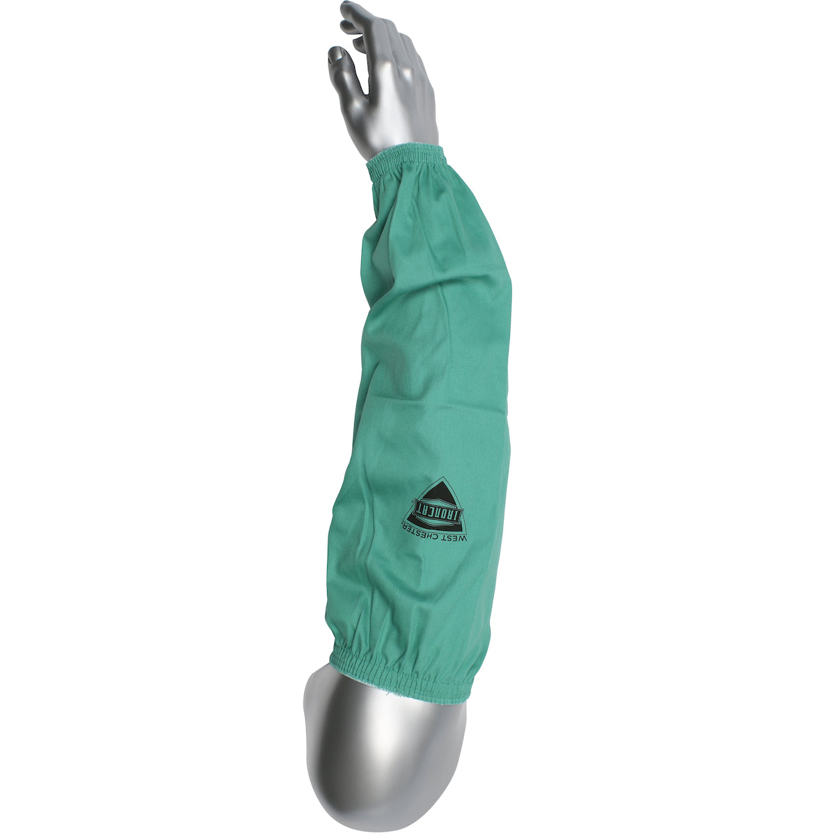 9OZ 23" FR GREEN COTTON SATEEN SLEEVE