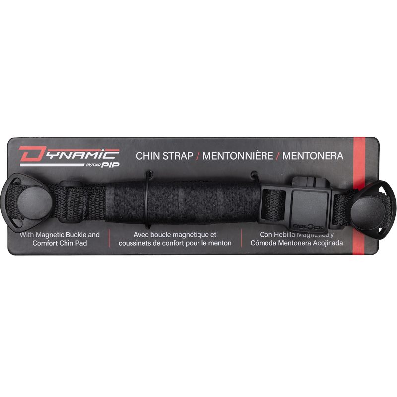 4-pt chin strap w/mag clip+pad,12pk