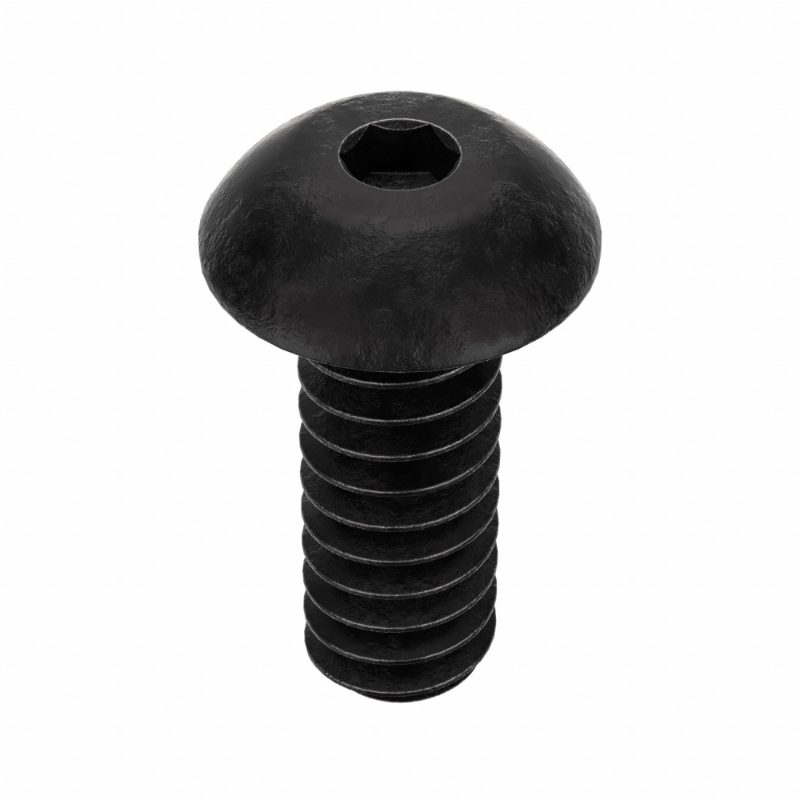 SOCKET HEAD CAP SCREW, 6-32 X 3/8, BLACK