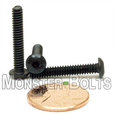 SOCKET HEAD CAP SCREW, 6-32 X 7/8, BLACK