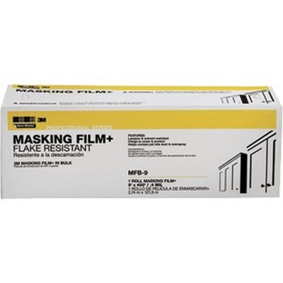 3M™ Hand-Masker™ Masking Film MFB-9, High Density, 9 ft x 400 ft x .31 mil (2.74 m x 121 m x .00787 mm), 1 Roll