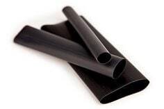 3M™ Heat Shrink Flexible Polyolefin Tubing EPS200-2-48"-Black-2 Pcs, 48 in length sticks, 2 pieces, 2/Case