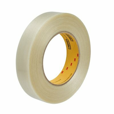 Scotch® Filament Tape 8919MSR, Clear, Core Label, 24 mm x 55 m, 36 Rolls/Case