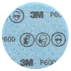 3M™ Hookit™ Flexible Foam Abrasive Disc 33558, P600, 3 in (75 mm), 20 Discs/Carton, 4 Cartons/Case
