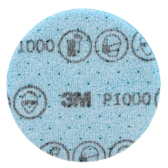 3M™ Hookit™ Flexible Foam Abrasive Disc 33551, P1000, 3 in (75 mm), 20 Discs/Carton, 4 Cartons/Case