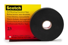 3M™ Scotch® Rubber Splicing Tape 23, 38 mm x 9.15 m, 45 Rolls/Case
