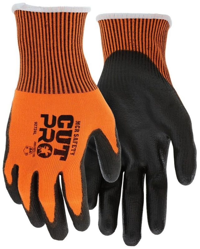 VP,Cut Pro,13ga Orange HPPE, Black PU M
