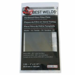 Filter Plate, Glass, 2" x 4-1/4", Shade #11