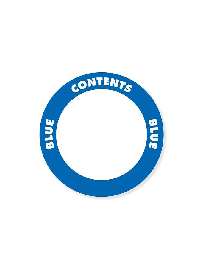 Contents Label – 2" Circle – DK GREEN – Water Resistant ,