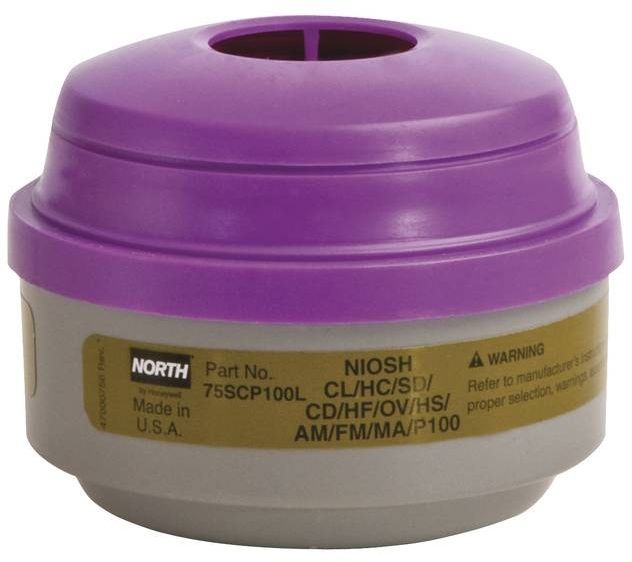 Honeywell North 7580 Series Cartridge — Multi-Gas/P100