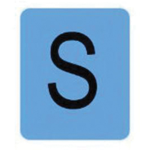 Condensed Quick-Align® Individual Gothic Number & Letter Labels, S, 2" H, Black
