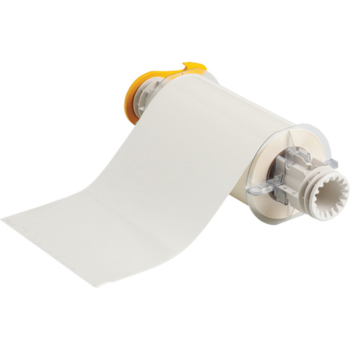 High-Performance Label Printer Tape, Polyester, Clear, 6" Width