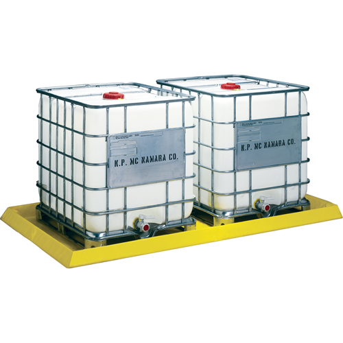 Spillpal™ Flexible Workstations Without Grates, 59 US gal. Capacity, 8' W x 4' L x 3" H, Foam Wall