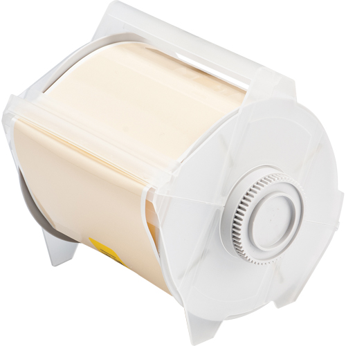 Printer Tape, Vinyl, Tan, 4" Width