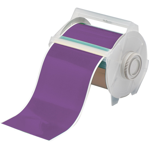 Printer Tape, Vinyl, Purple, 1.125" Width