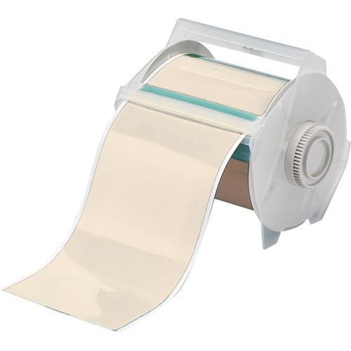 Printer Tape, Vinyl, Tan, 1.125" Width