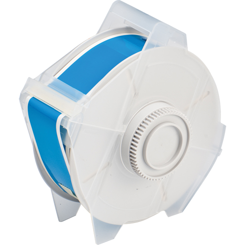 Printer Tape, Vinyl, Blue, 1.125" Width