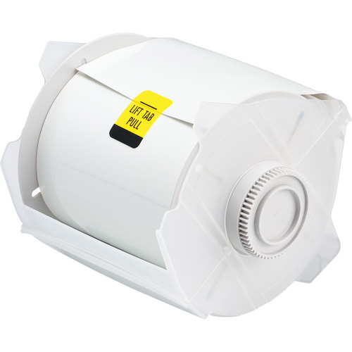 Phosphorescent Label Printer Tape, Polyester, Glow-in-the-Dark, 4.25" Width