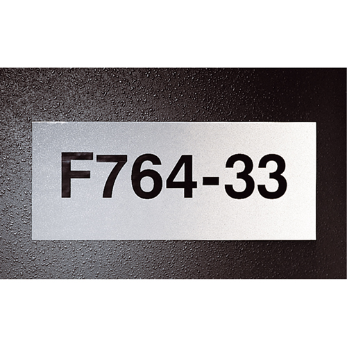 Printer Tape, Retro Reflective, Black, 1.125" Width