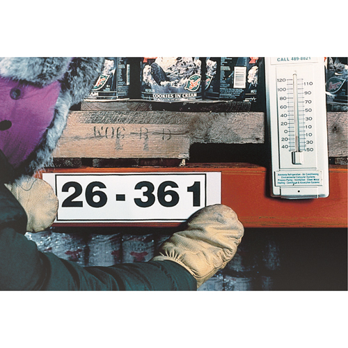 Printer Tape, Cold Temperature Label Stock, White, 4.25" Width