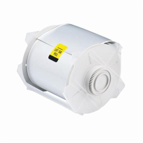 Label Printer Tape, Polyester, Silver, 4.25" Width