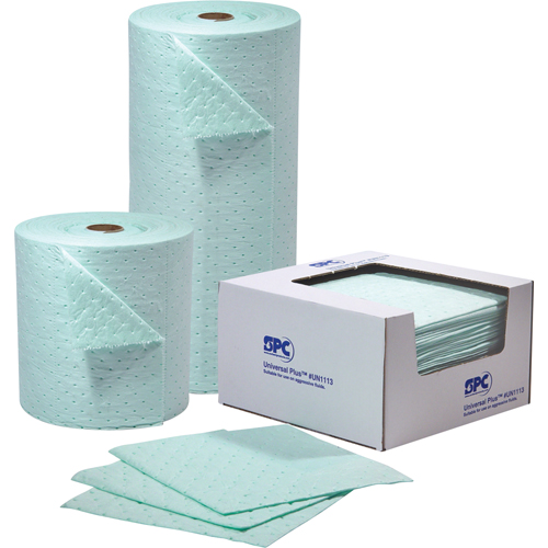 Universal Plus™ Sorbent Pads, Universal, 15" x 19", 20.5 gal. Absorbancy
